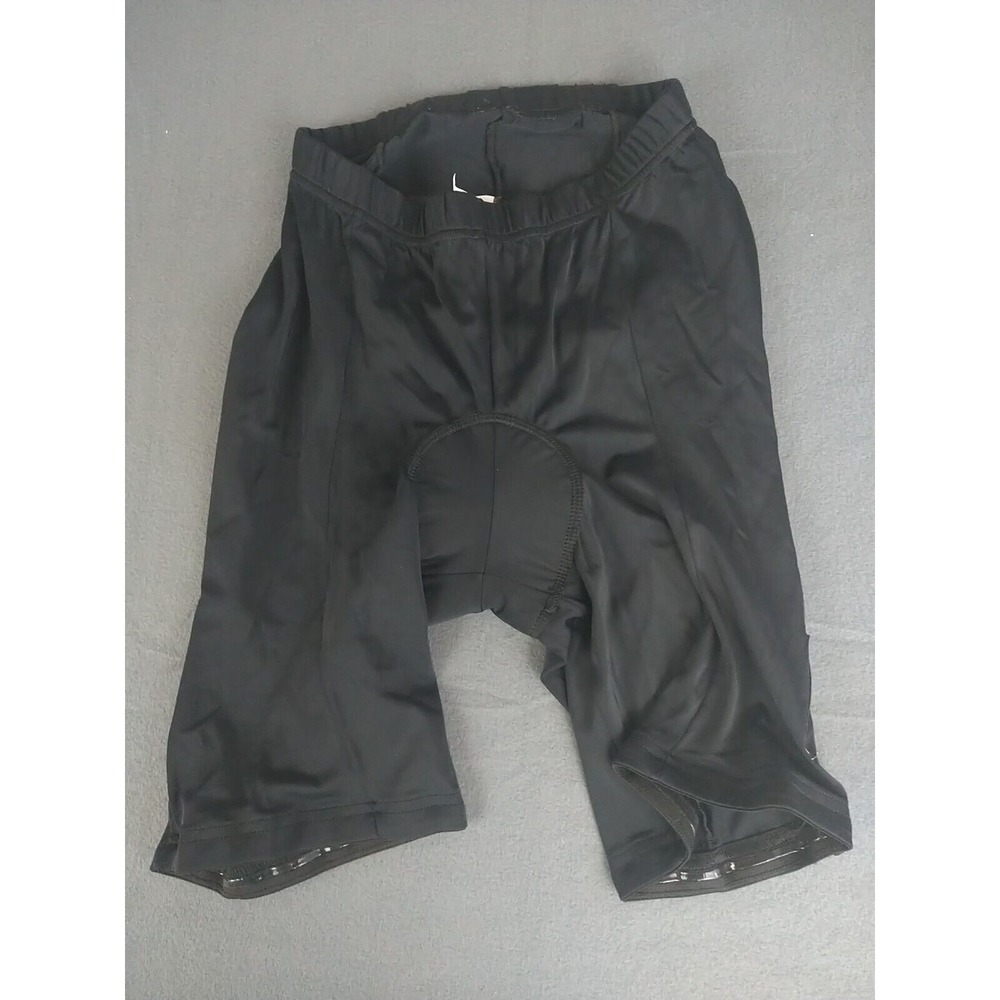 De Marchi Cycling Shorts Women XL Black Activity Stretch Comfort Padding‎ Fitted